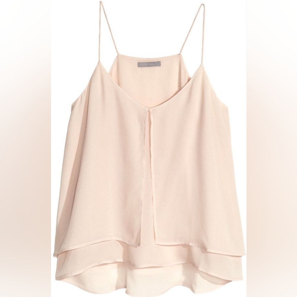 H&M Elegant Chiffon Camisole Top